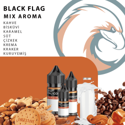 Black Flag 10 - 15 - 30 ml Mix Aroma - Falcon Kimya
