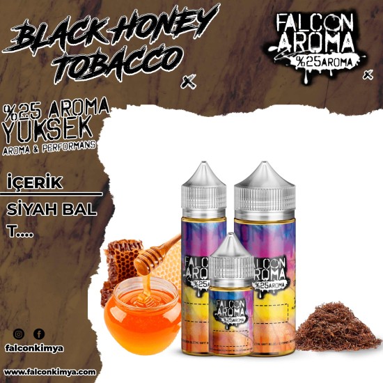 %25 Yüksek Aroma Diykit Black Honey Tobacco - Falcon Kimya