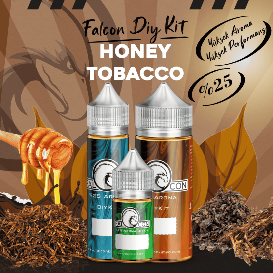%25 Yüksek Aroma Diykit Honey Tobacco - Falcon Kimya