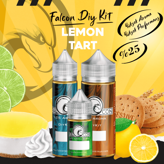 %25 Yüksek Aroma Diykit Lemon Tart - Falcon Kimya