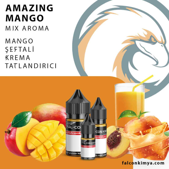Amazing Mango 10 - 15 - 30 ml Mix Aroma - Falcon Kimya