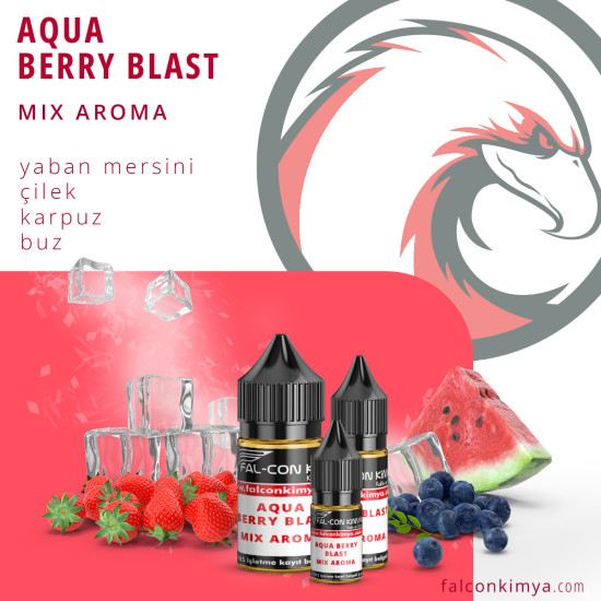 Aqua Berry Blast 10 - 15 - 30 ml Mix Aroma - Falcon Kimya