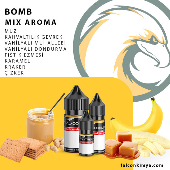 Bomb 10 - 15 - 30 ml Mix Aroma - Falcon Kimya
